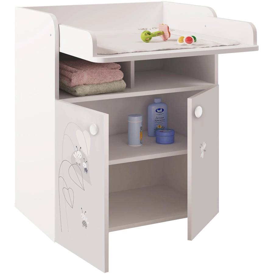 Polini Kids Wickelkommode French Amis 1270 weiß