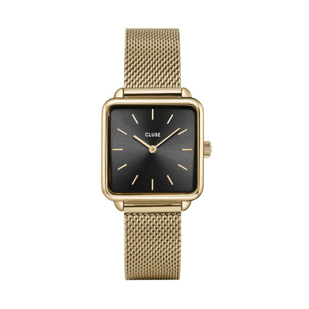 Montre Cluse Tetragone Noir