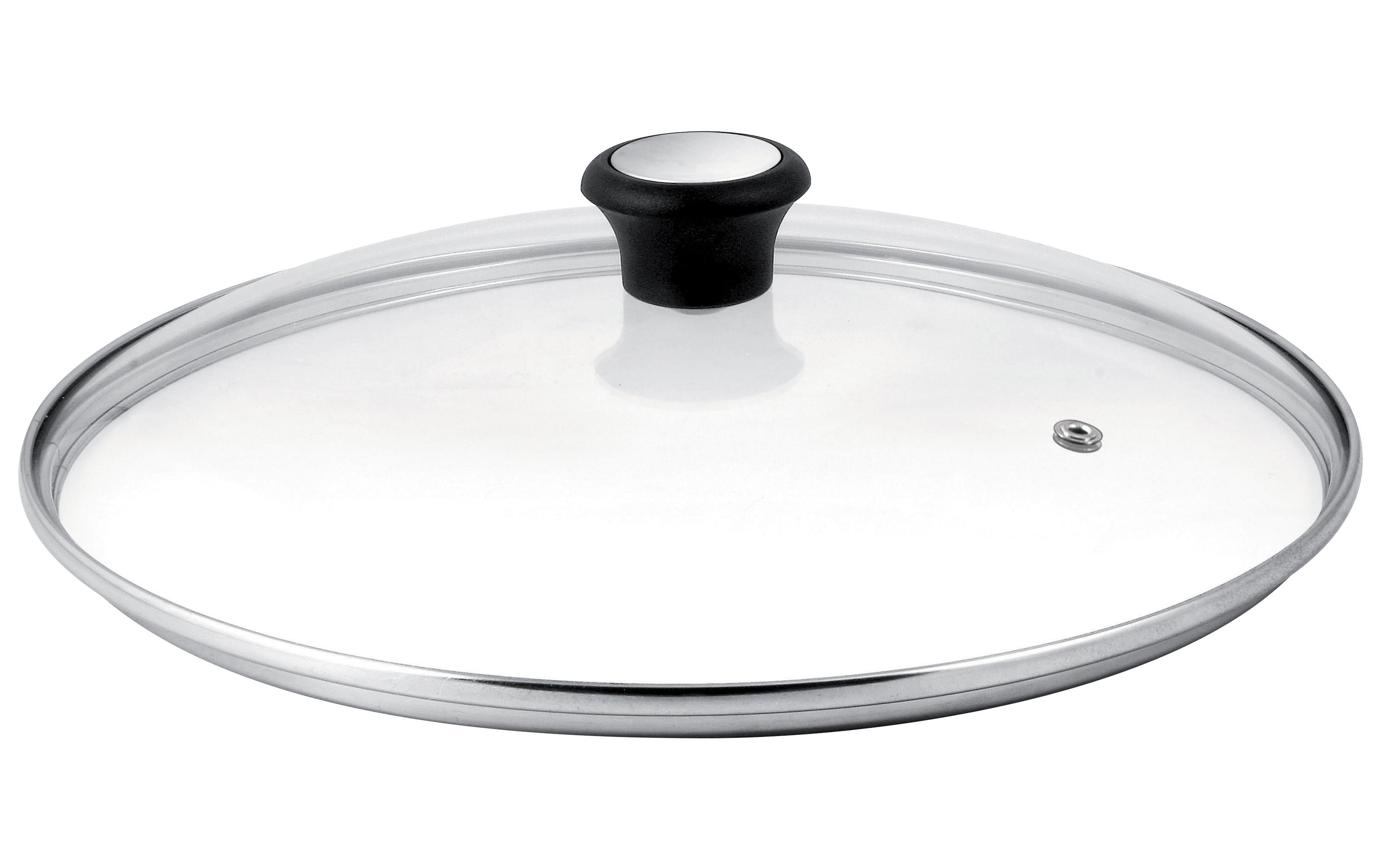 Pfannendeckel 30 cm, TransparentBruchfester und hitzebeständiger Glasdeckel 30 cm