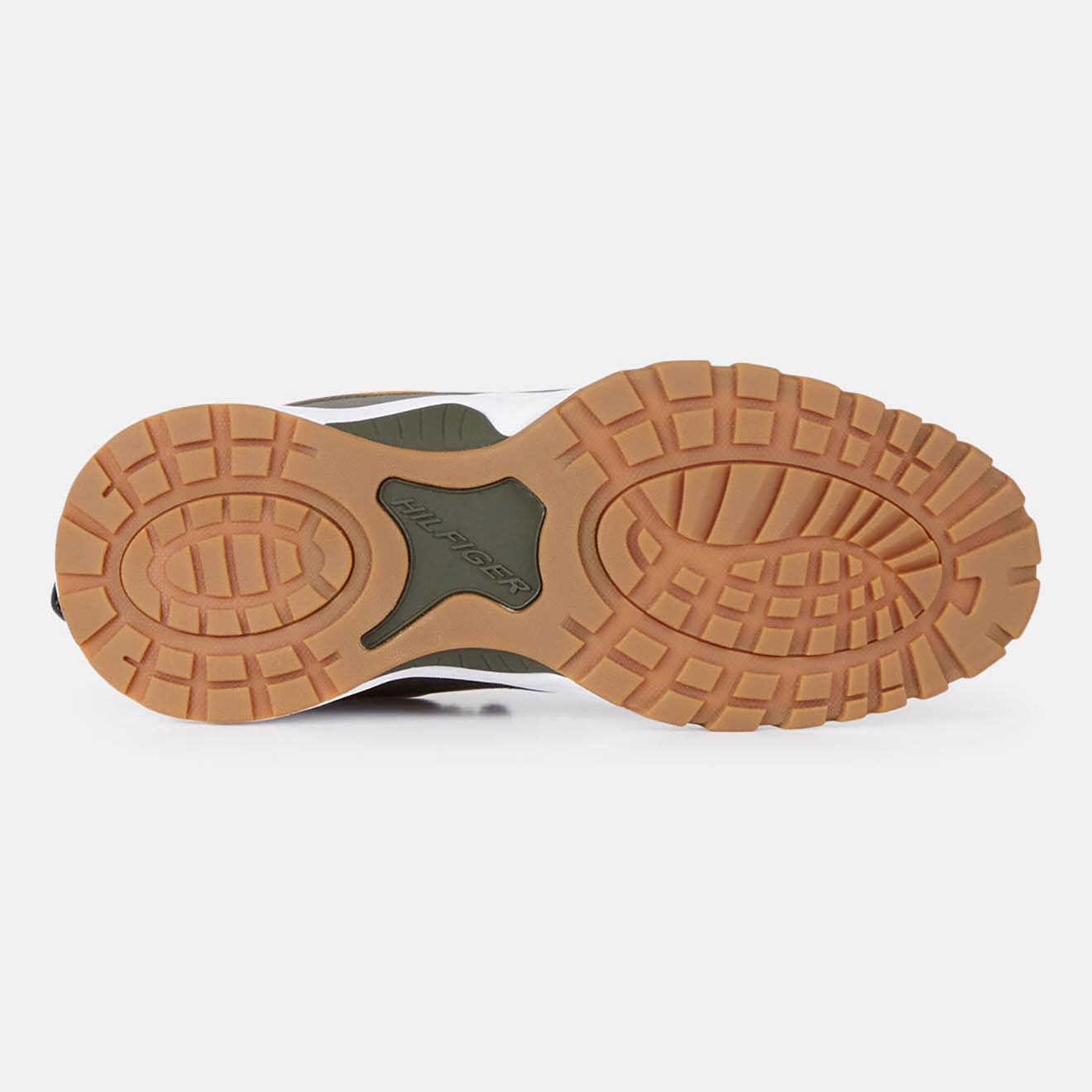 Tommy Hilfiger Baskets en Cuir Key Look Heritage beige/camel