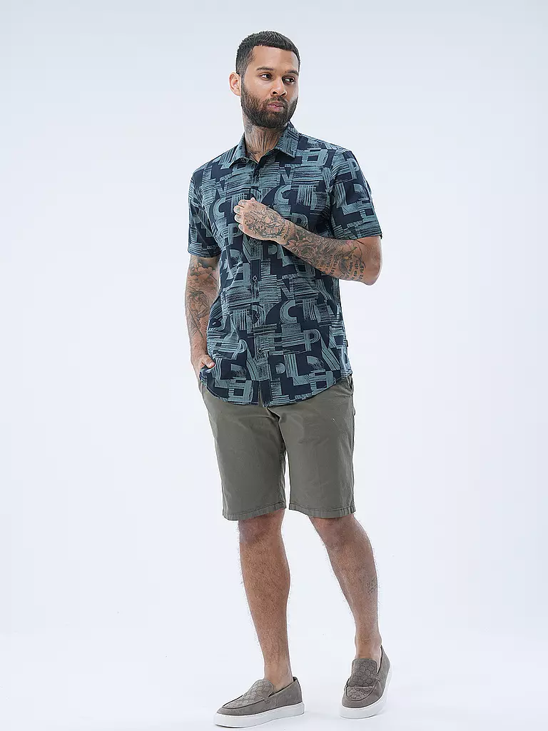 PME LEGEND Hemd Slim Fit  blau