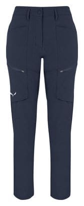 Pantalon Femme Salewa Puez Cargo Bleu