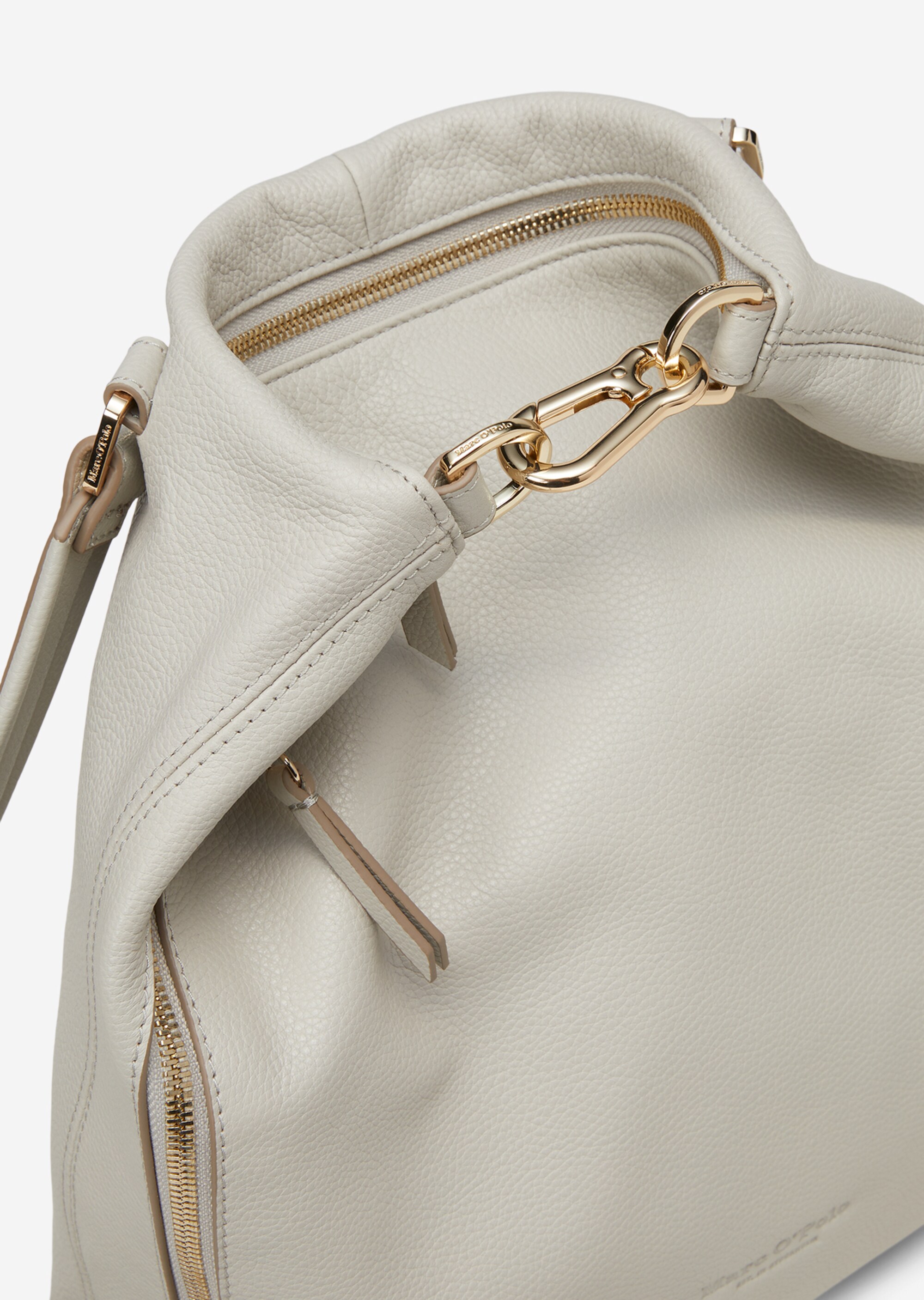 Rucksack medium aus edlem Rindleder mit Struktur