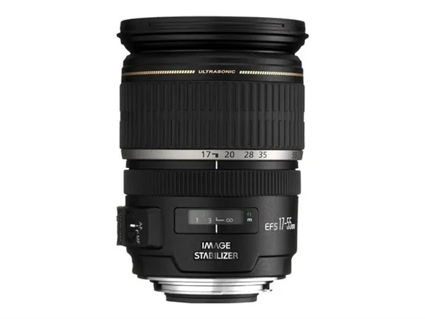 Canon EF-S - Zoomobjektiv - 17 mm - 55 mm - f/2.8 IS USM - Canon EF/EF-S - for EOS 1000, 40, 450, 50, 500, 7D, Kiss F, Kiss X2, Kiss X3, Rebel T1i, Rebel XS, Rebel XSi