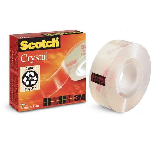 3M™ Scotch® Crystal Clear 600 Klebeband, 12   2 Rollen