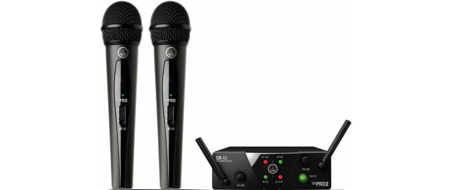 WMS40 Mini Dual Vocal Set<br>Set aus zwei Handsendern und einem Zweikanal-Empfänger