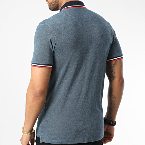 Polo Manches Courtes Paulos Bleu Chiné