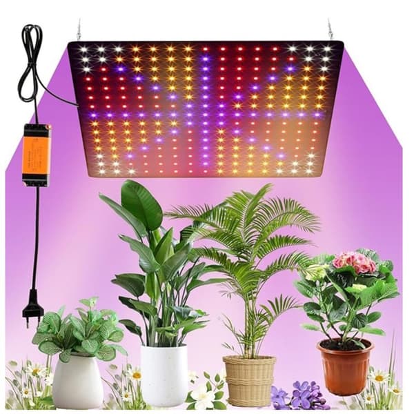 INF LED plantebelysning Dyrkingslys 225 LED-perler rødt/blått/hvitt lys