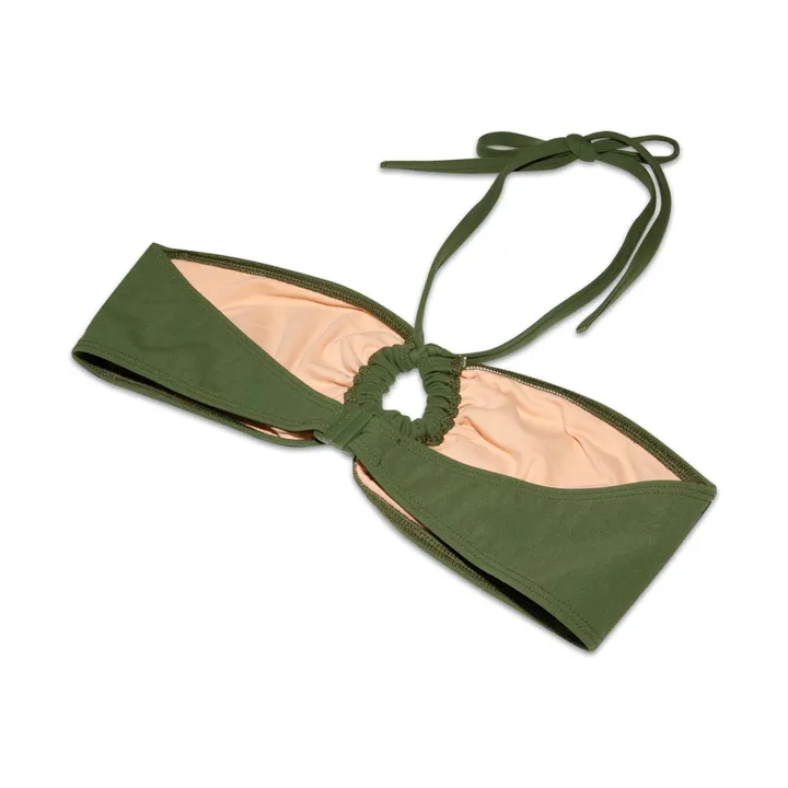 Miska Paris Haut de Maillot de Bain Bandeau | Vert kaki
