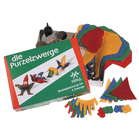Kraul Purzelzwerge Bastelpack 4 Zwerge