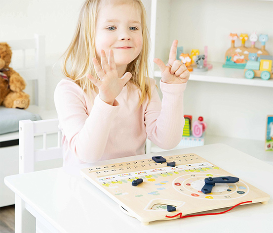 small foot Lernuhr mit Kalender »Educate«