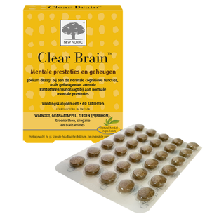 New Nordic Clear Brain Tabletten 60TB