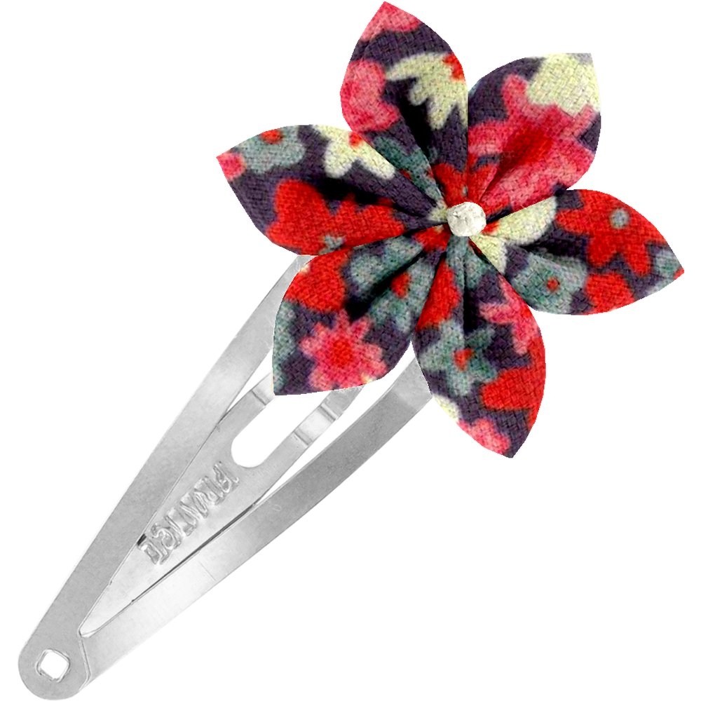 Barrette Clic-Clac Fleur Étoile Tapis Rouge