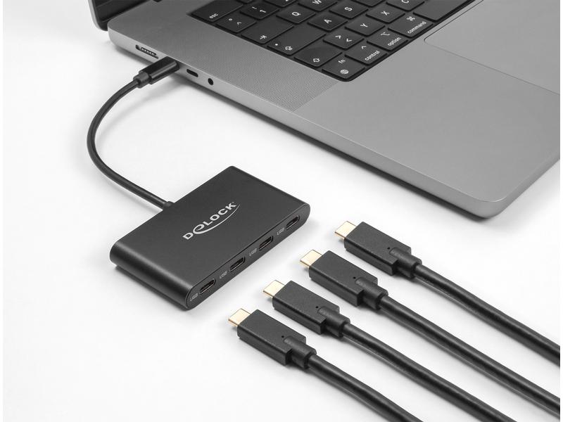 Delock USB-Hub 4 x USB 3.1 Typ-C Vier-Port-USB-C-Hub