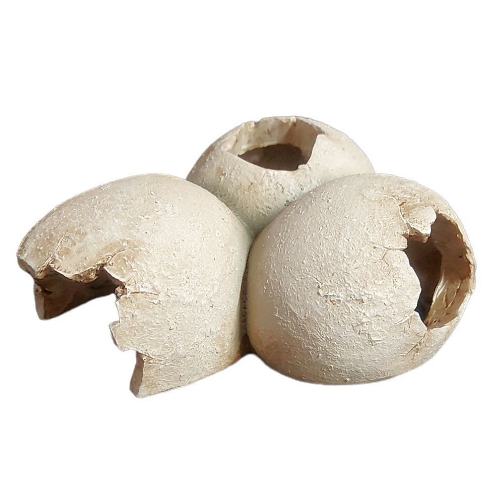 Grotte en motif coquille d'œuf 15 x 6 x 12 cm pour reptiles