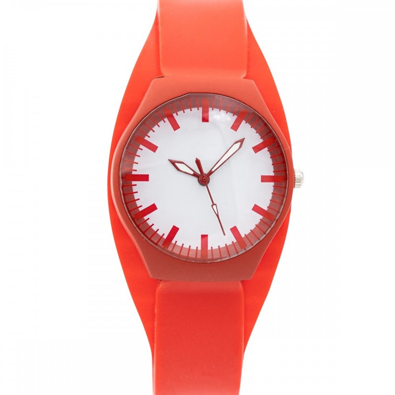 Montre Femme CHTIME bracelet Silicone Rouge