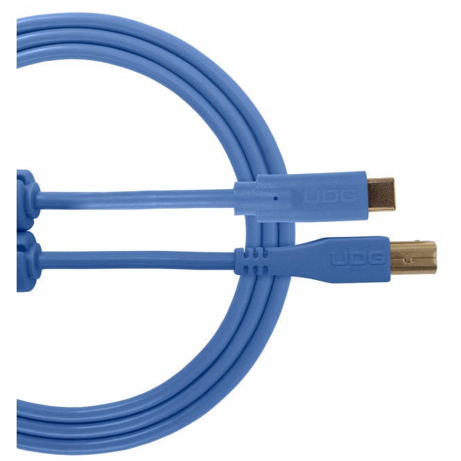 UDG U96001LB USB 2.0 USB-C - USB-B 1.5 meter blauw