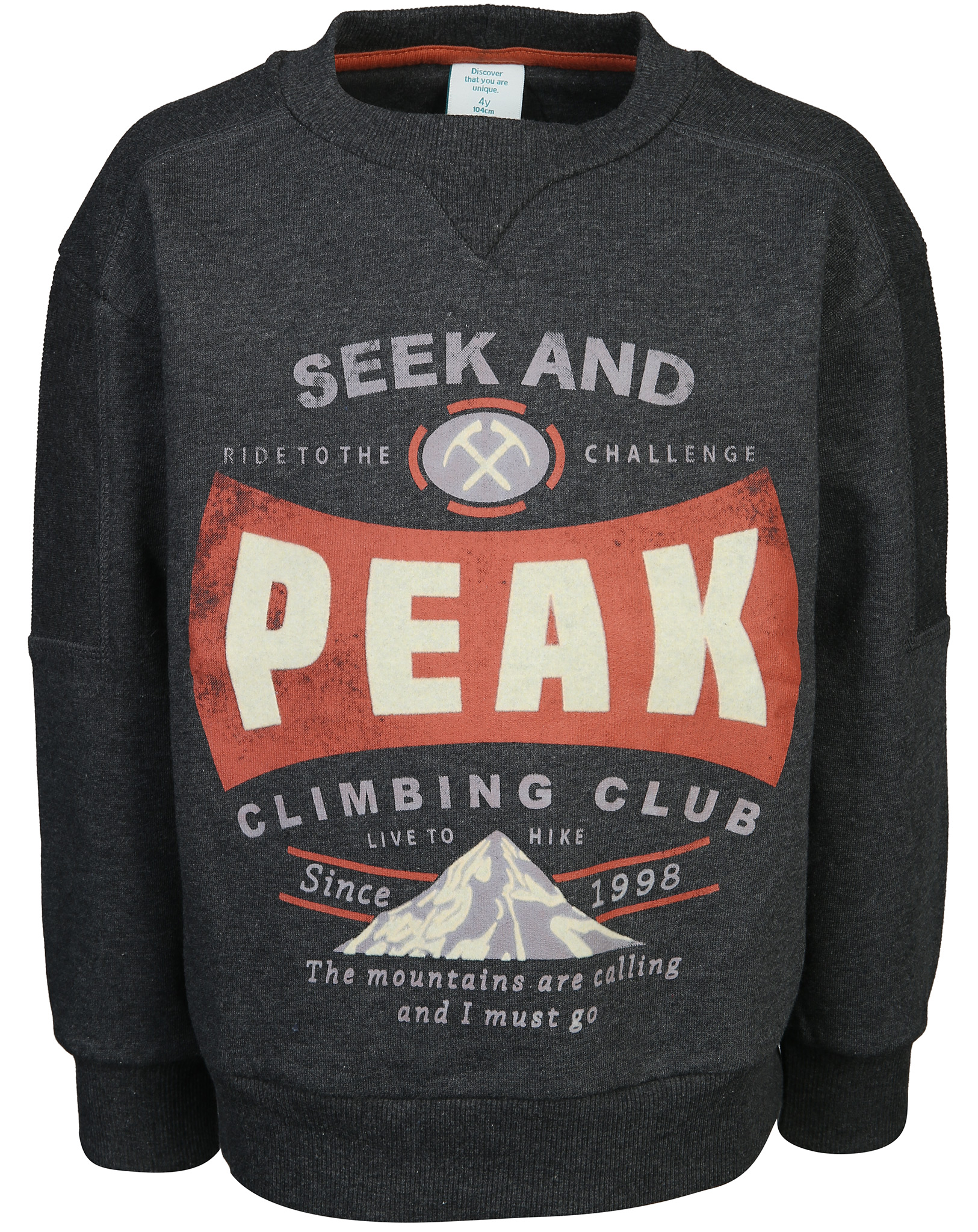 Sweatshirt PEAK in anthrazit