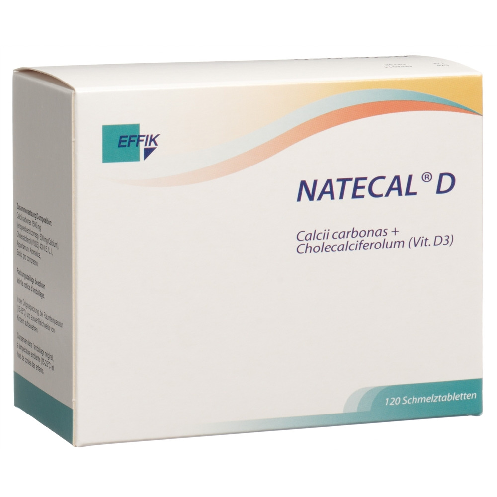 NATECAL D<br>120 Stück, Dose, Schmelztablette