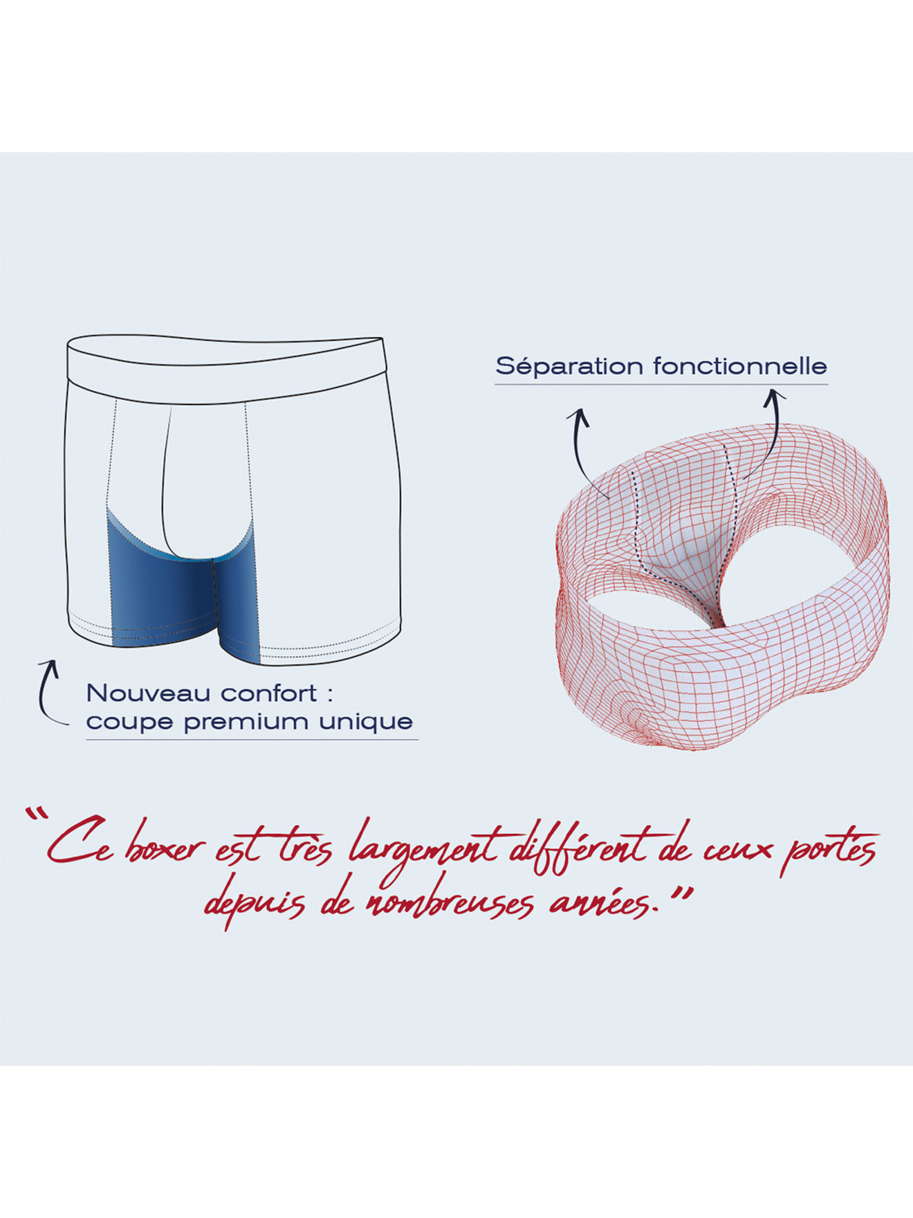 Lot de 2 boxers homme Tailor