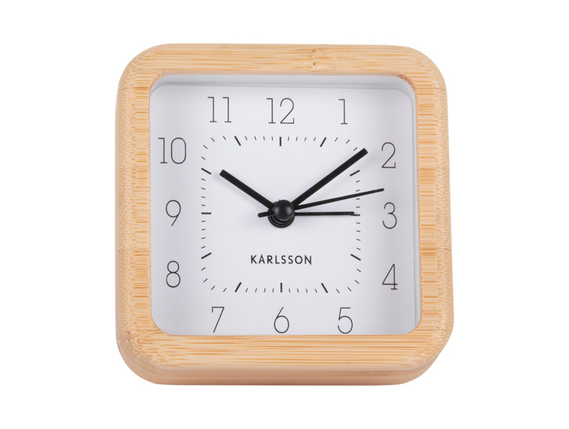 Alarm Clock Neat Square KA5924BK Black