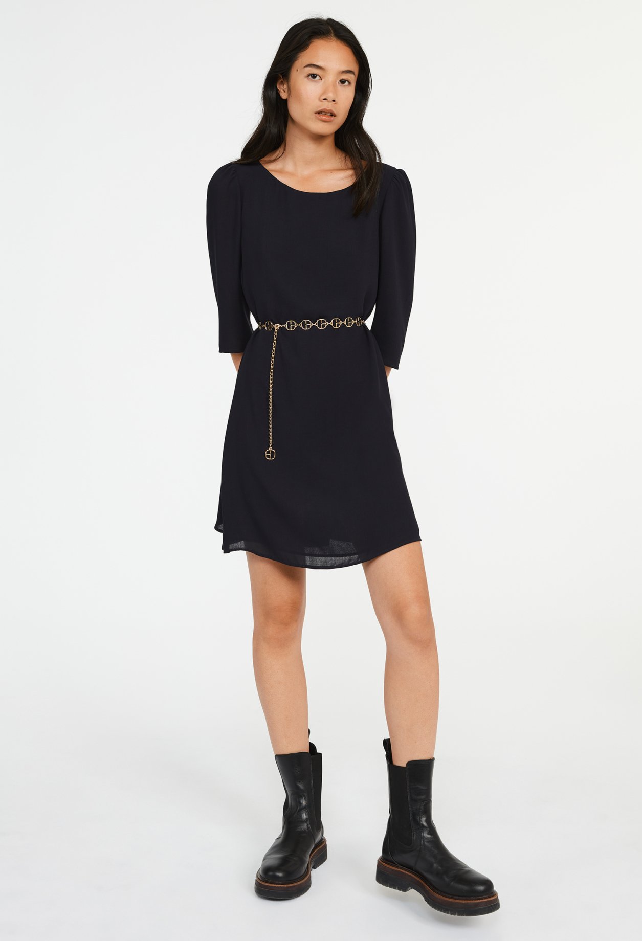 Robe courte Rififi marine