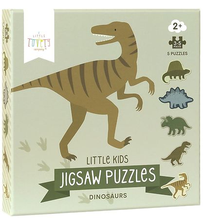 A Little Lovely Company Puzzlespiel - 5-I-1 - Dinosaur
