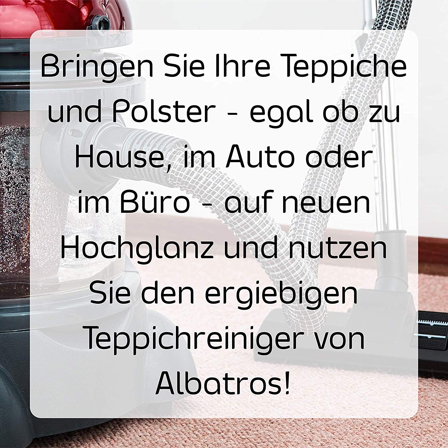 Waschsauger Polster + Teppich HYDRO 7500 inkl. 2l Shampoo - 4in1 Nass Trockensauger 1200 Watt 20l Volumen 16 kPa Saugleistung - Polsterreiniger Reinigungsgerät Professionellen Aufbereitung