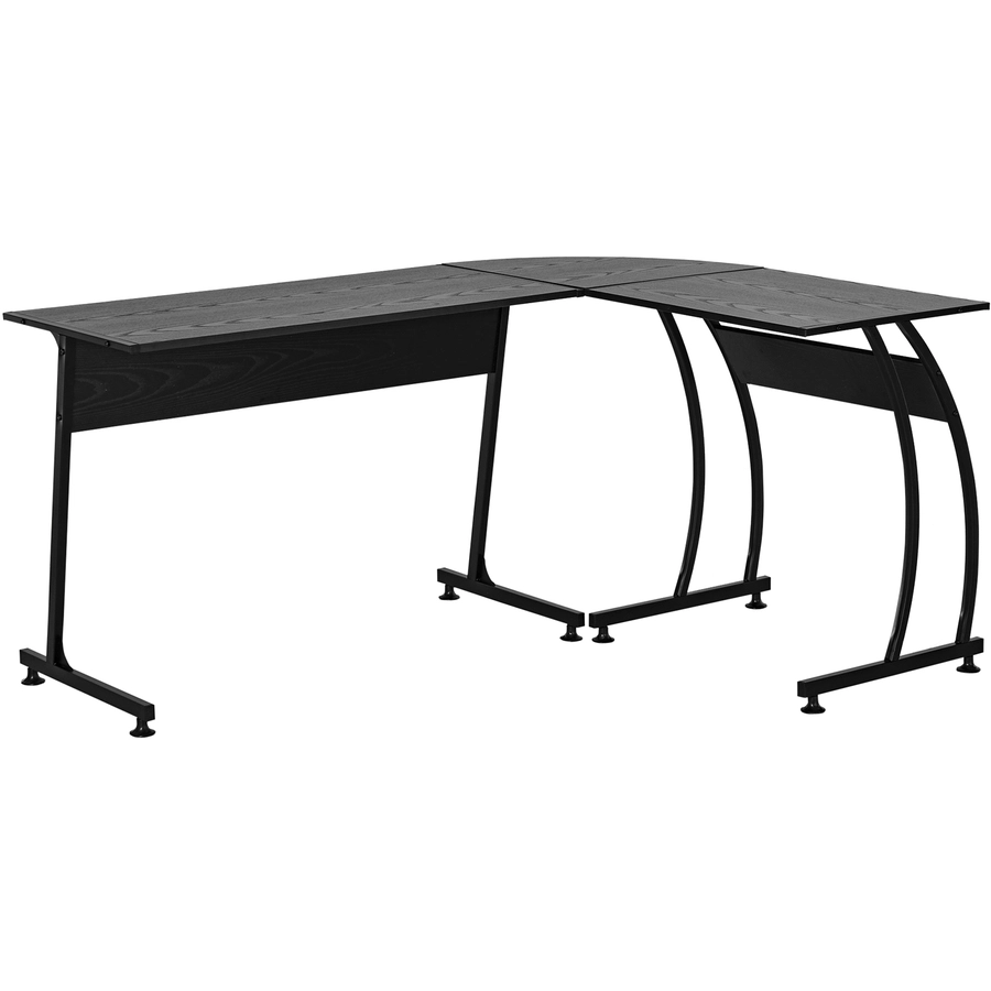 HOMCOM Schreibtisch Ideal für kleine Räume, modernes Design Schwarz