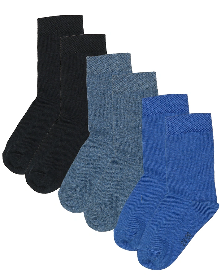Socken ESSENTIAL 6er-Pack in jeans/aqua/marine