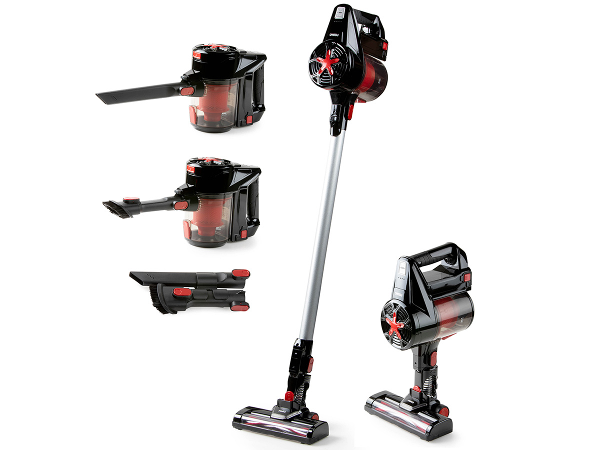 PRIMO PR504SV 3-in-1 Steelstofzuiger - Black/Red