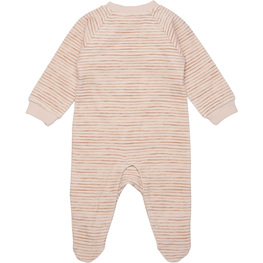 Fixoni Strampler Velour Cameo Rose