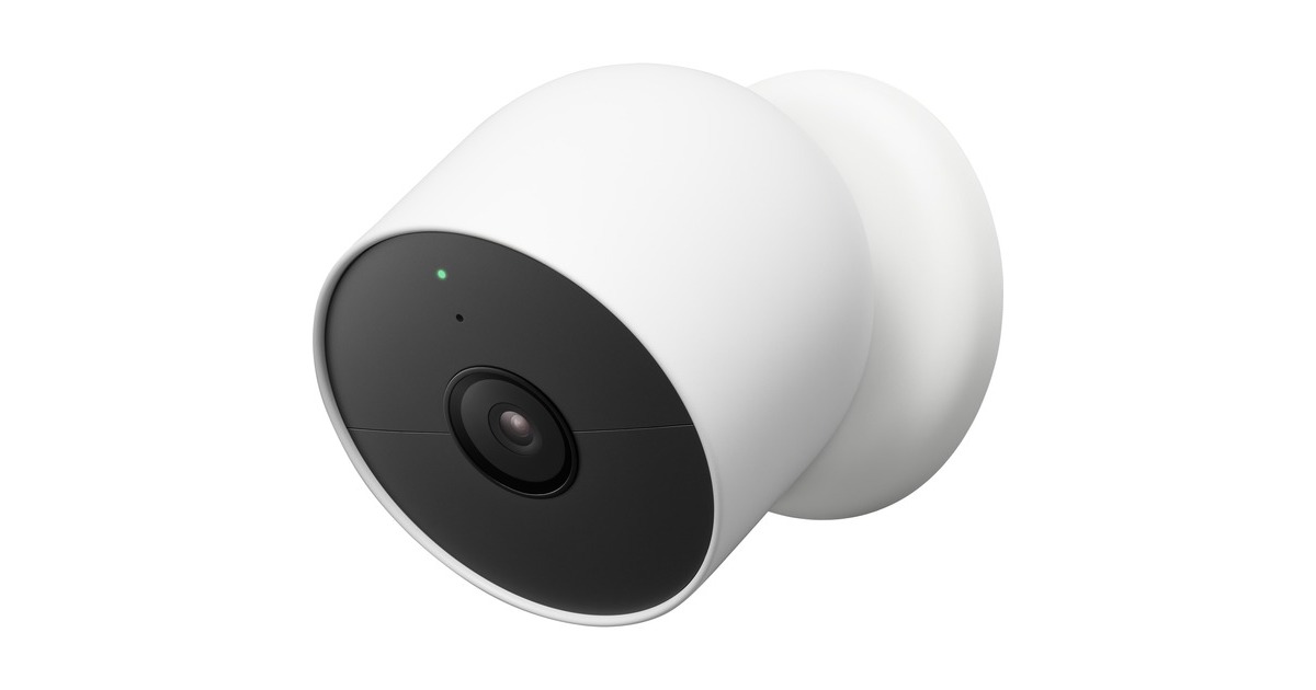 GoogleNest Cam beveiligingscamera  (Wit, 2 stuks)