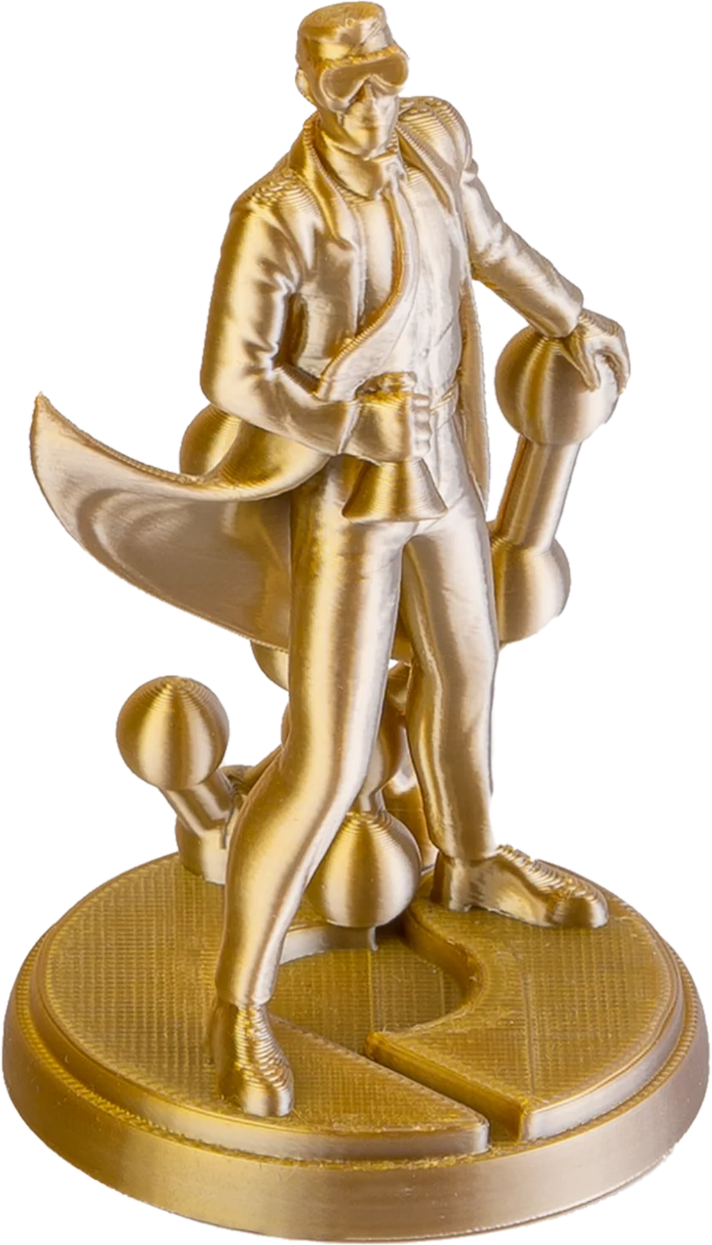 Polymaker  Panchroma™ PLA Dual Silk Crown (Gold-Silver), 1,75 mm / 1000 g    Zweifarbige Magie mit Seidenglanz in Crown