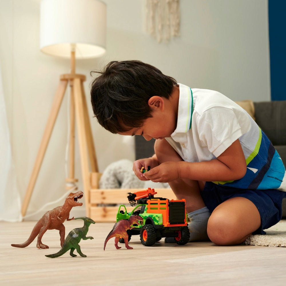 Køb Dickie Toys Dino Jæger Legesæt