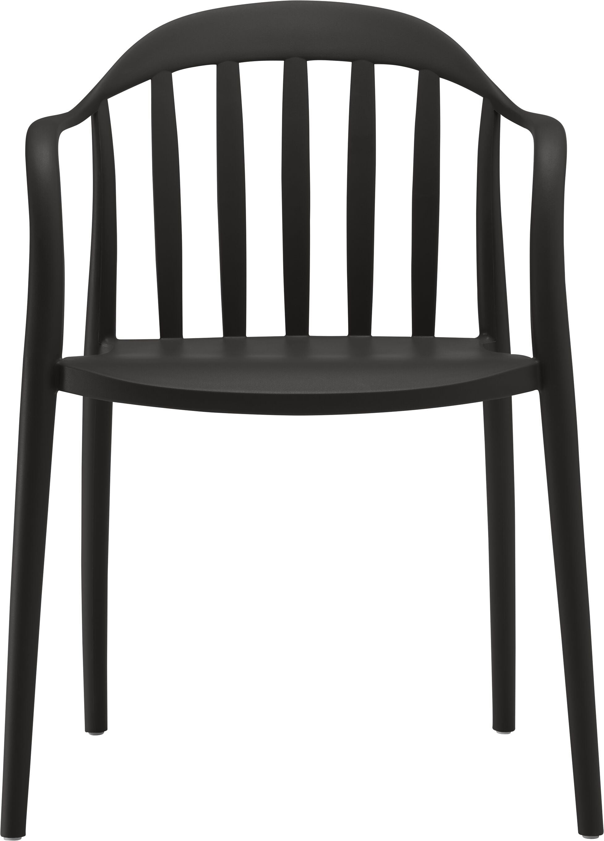 NAPARI Stuhl - Schwarz / B: 52.5 cm x T: 53.0 cm x H: 78.0 cm