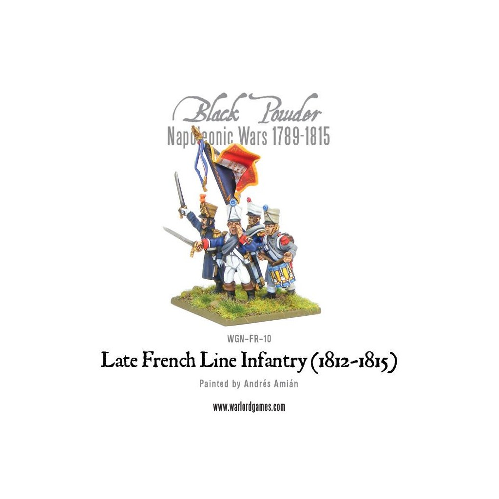 Napoleonic War Late French Line Infantry (1812-1815)