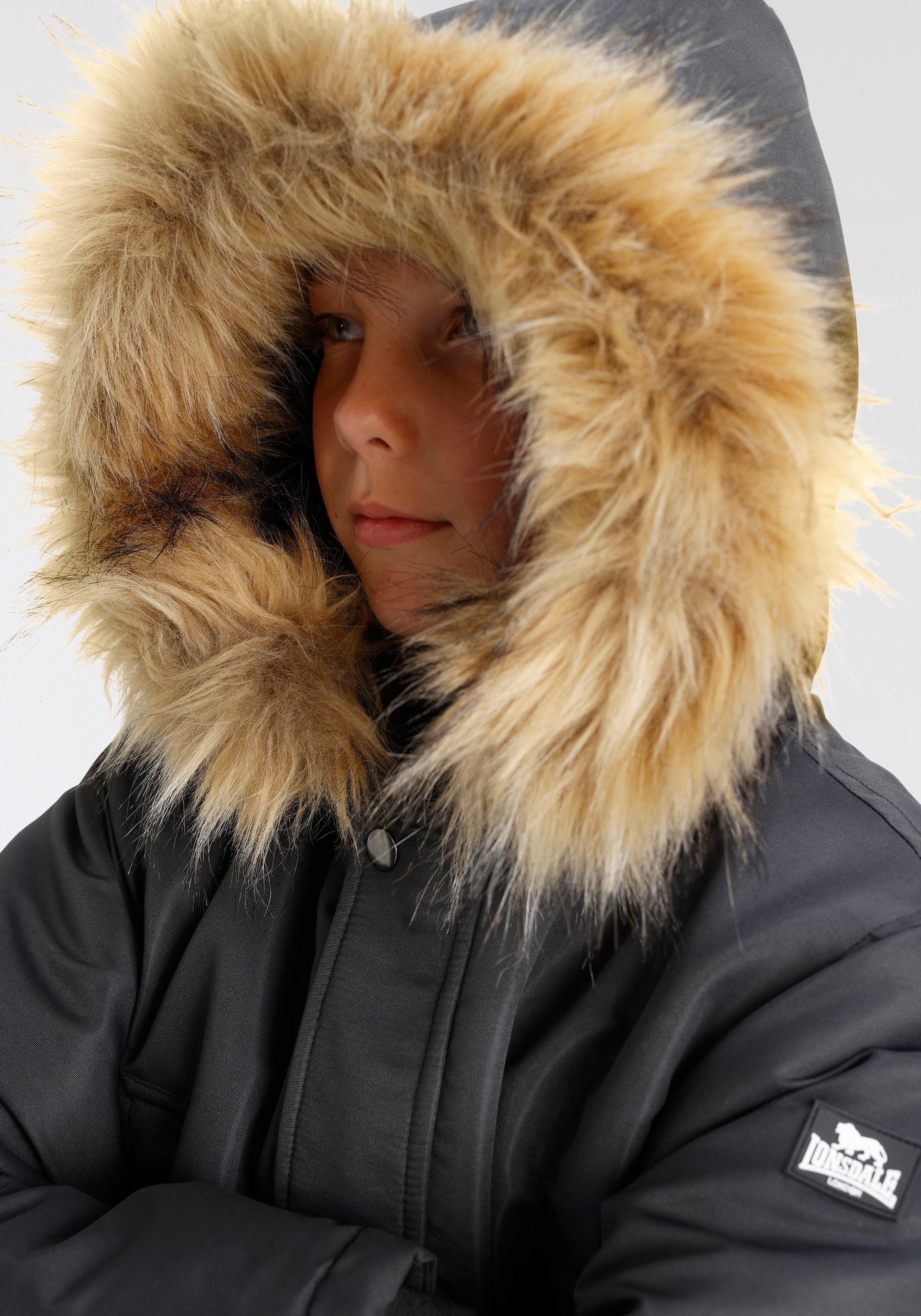 Lonsdale Parka »ROTHLEY - für Kinder« mit Kapuze