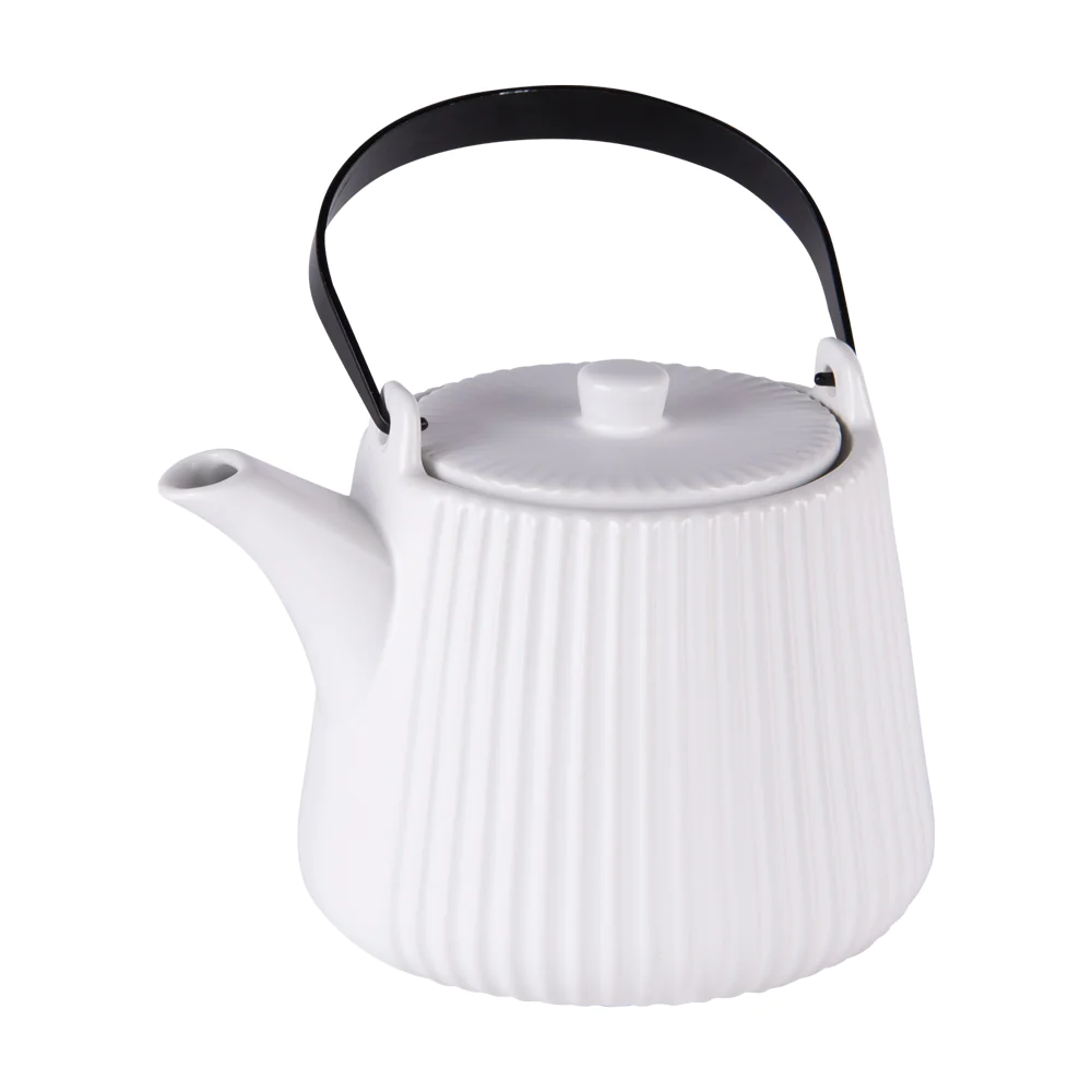 Théière Tiao 1L blanc avec filtre Table passion