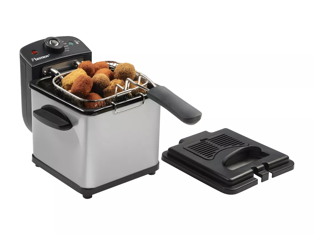 Bestron Friteuse 1.5l 1000w inox/noir - AF100S