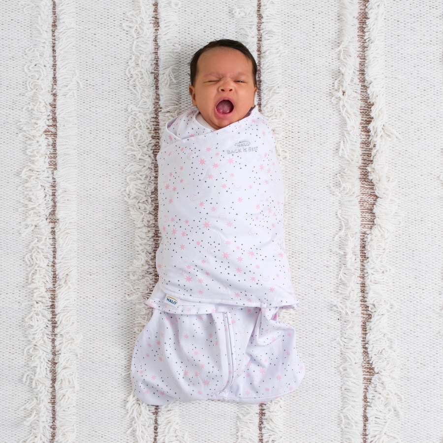 HALO® SleepSack® Wickelschlafsack Midnight Moons Pink