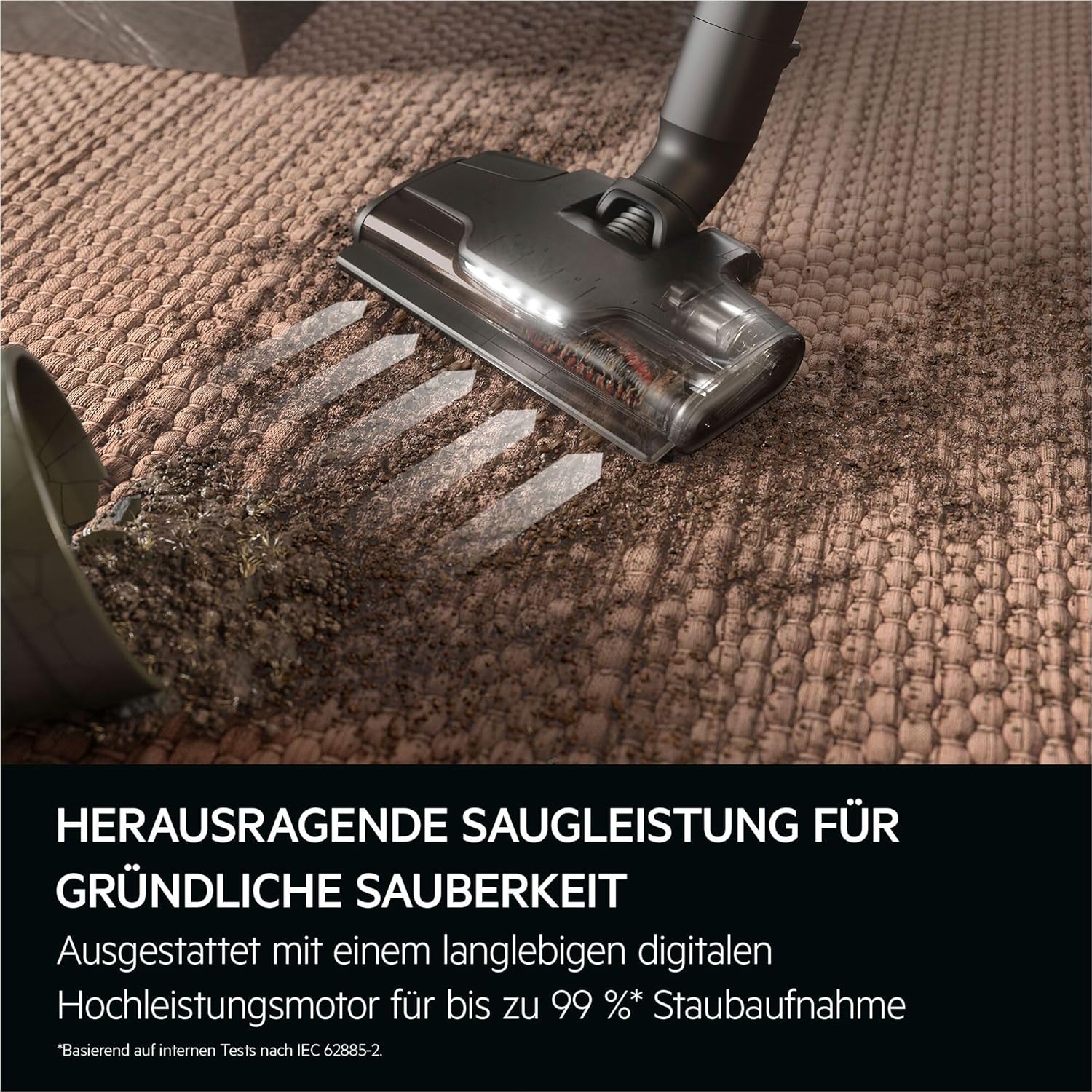 AEG Ultimate 8000 Akku Staubsauger mit Absaugstation, Automatik-verlängert Laufzeit, 5-Stufen Filtration, für Hartboden, Teppich, Tierhaare, 25V Akku wechselbar, 400 ml, Dunkelgrau, AP83AB25DG