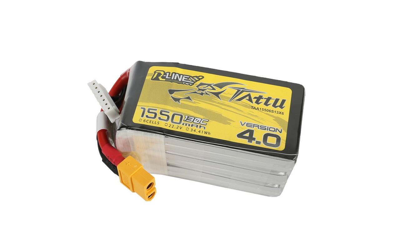 RC-Akku LiPo 1550 mAh 22.2 V 130C R-Line V46S LiPo Akku mit XT60 Stecker