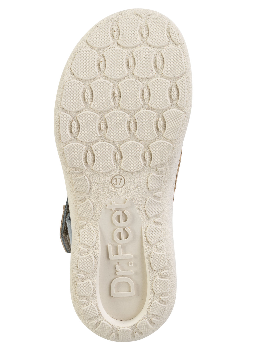 Stegspangen-Sandale mit Kork-Besätzen