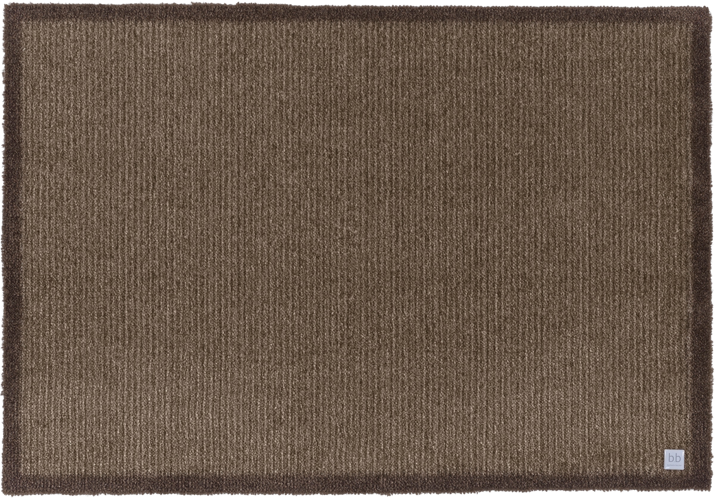 Barbara Becker Fussmatte »Gentle Schmutzfangmatte & Läufer, Made in Belgium« rechteckig 7 mm Höhe Schmutzfangteppich, Schmutzmatte, dezentes Streifen Design, waschbar