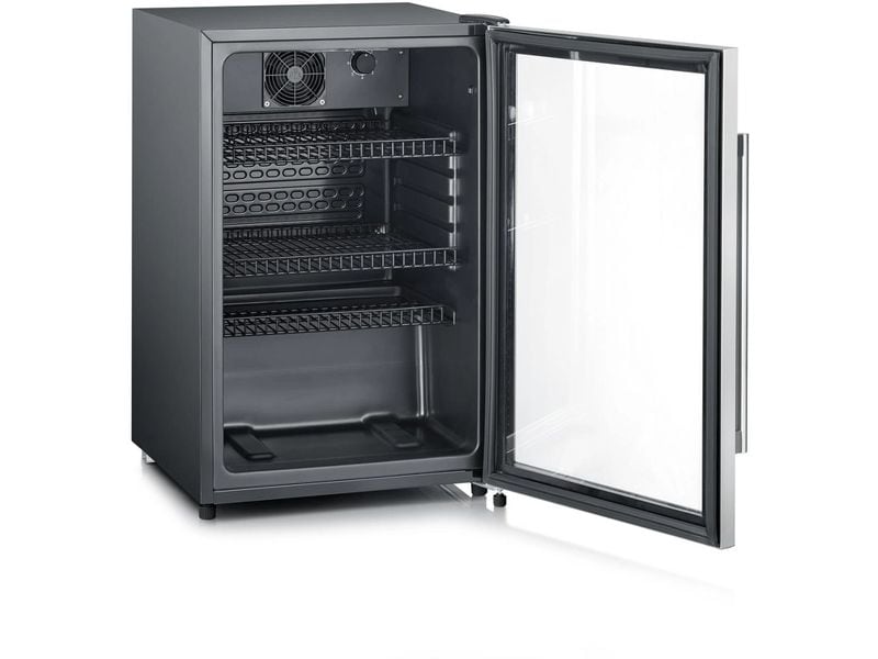 Severin Weinkühlschrank FKS 8840 Schwarz, Rechts Freistehender Weinschrank