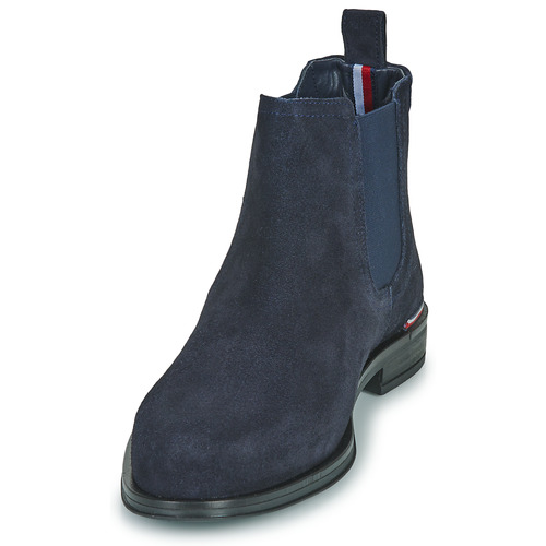 Tommy Hilfiger - CORE RWB HILFIGER SUEDE CHELSEA - Marine