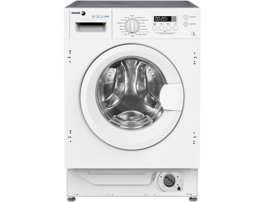 FAGOR - Lave linge encastrable FLI814AW, 8 kgs, 1400tr/mn, Moteur induction