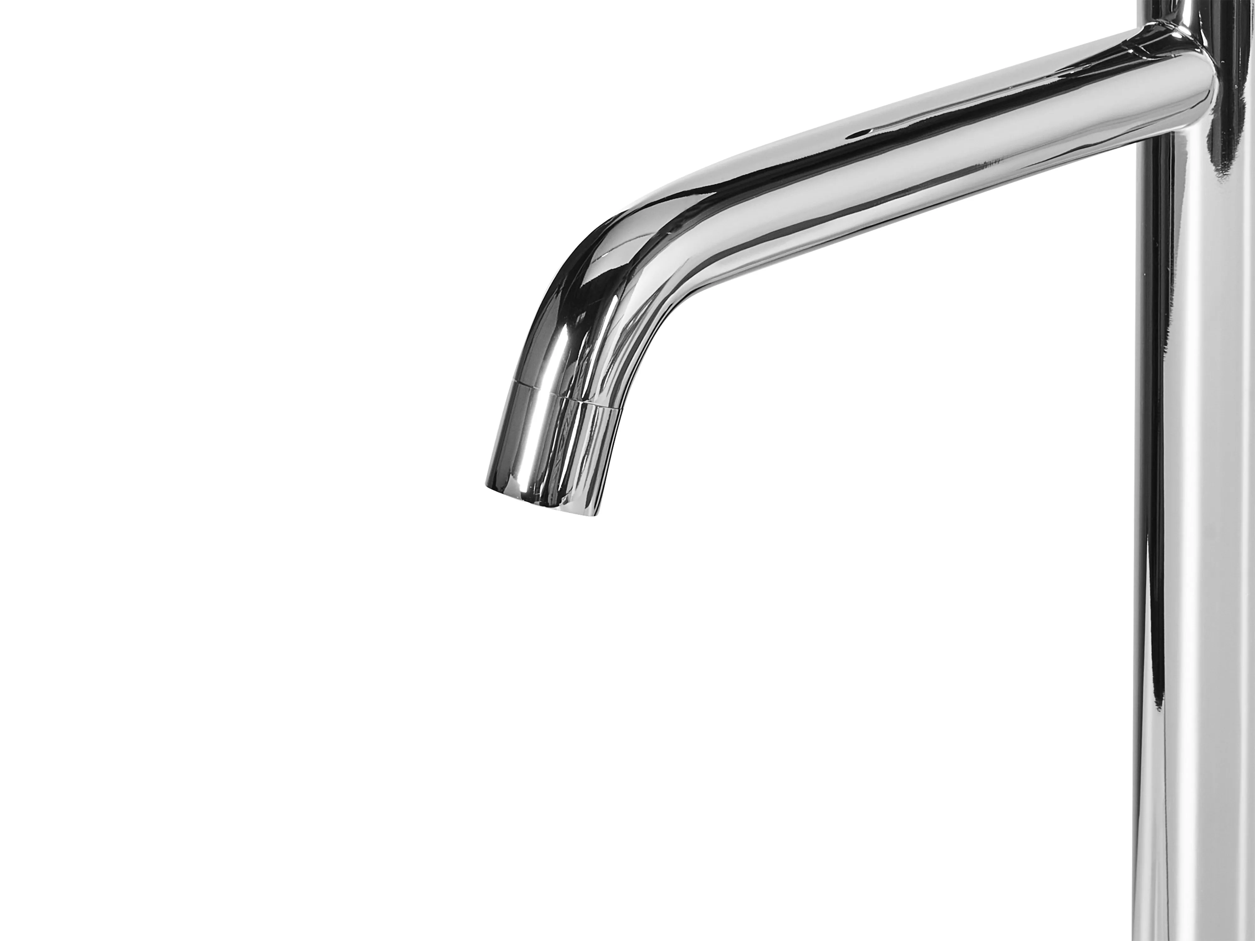 Hoge wastafelmengkraan SALINAS Messing Zilver