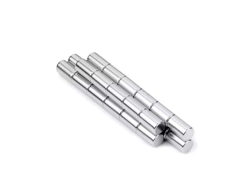 supermagnete Haftmagnet Ø 0.6 cm, 10 Stück Neodym-Stabmagnete